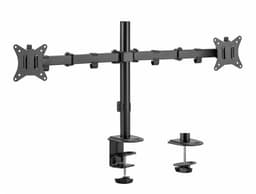 Monitorarm dubbel 17''-32'' 9kg, Svart