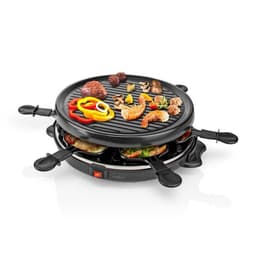 Nedis Gourmet / Raclette | Grill | 6 Personer | Spatel | Non-stick beläggning | Runda