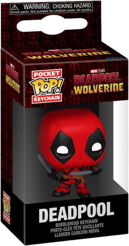 Funko Deadpool Wolverine nyckelring (Deadpool med svärd)