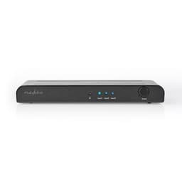 Nedis HDMI ™ Switch | 3-Port port(s) | 3x HDMI™ Inngang | 1x HDMI ™ -utgang | 4K@60Hz | 18 Gbps | Fjernstyrtkontrolert | Metall | Antrasitt