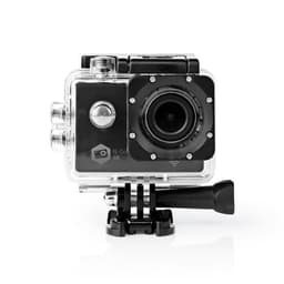 Nedis Action Cam | Enkelt Skærm | 4K@30fps | 16 MPixel | Vandtæt op til: 30.0 m | 90 min | Wi-Fi | App tilgængelig til: Android™ / IOS | Montering inkluderet | Sort