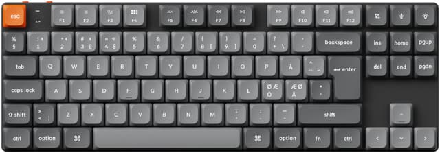 Keychron K1 Max gamingtastatur (Gateron Brown Switches)