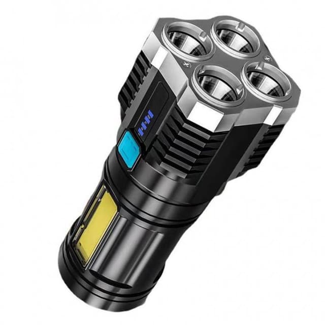 Superstark LED-ficklampa