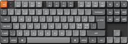Keychron K1 Max gaming tastatur (Gateron, Low Profile, Røde Switches)