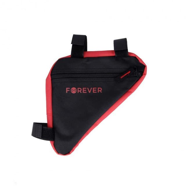 Forever Outdoor  Sykkelveske til sykkelstativ, Black/Red