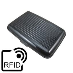 Plånbok med 6st kortfack, RFID-Skydd, Svart