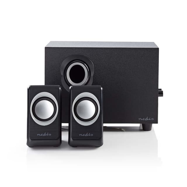 Nedis PC-høyttaler | 2.1 | 33 W | 3.5 mm Han | USB-Strøm | Volumkontroll