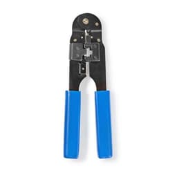 Nedis Crimp pliers | CAT5 / CAT5e / CAT6 / CAT6a / RJ45 | Cutting / Plier / Stripping | ABS / Stål | Blå