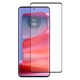 SKALO Motorola Edge 50 Pro 5G FULL-FIT Hærdet Glas Skærmbeskyttelse - Svart