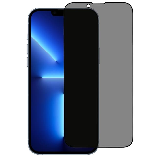 2-PACK SKALO iPhone 13 Pro Max Privacy Skärmskydd Härdat Glas - Svart