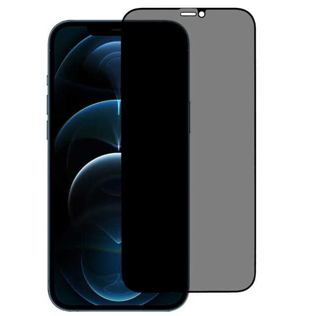 2-PACK SKALO iPhone 12 Pro Max Privacy Skärmskydd Härdat Glas - Svart
