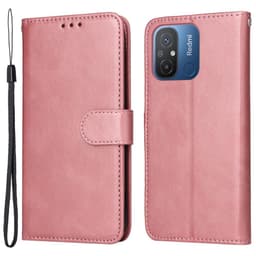 SKALO Xiaomi Redmi 12C 4G Plånboksfodral i PU-Läder - Rosa