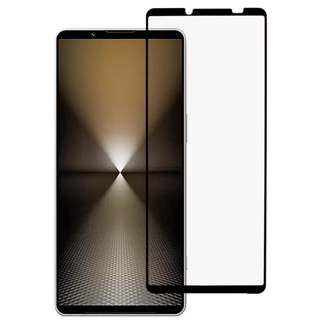 SKALO Sony Xperia 1 VI 5G Heltäckande Skärmskydd Härdat Glas - Svart