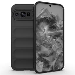 SKALO Google Pixel 9 Pro XL Rugged Bumpers TPU-suojakuori - Musta