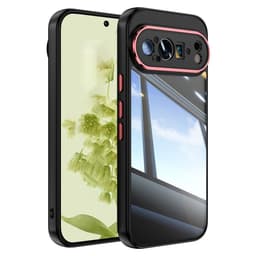 Google Pixel 9 Pro XL SKALO Silky Touch TPU + Akryyli Metallipainikkeet Suojakuori - Musta
