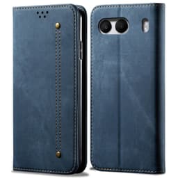 SKALO OnePlus Nord 4 Jeans Plånboksfodral - Blå