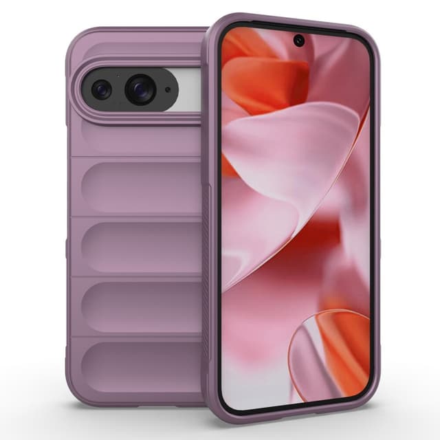 SKALO Google Pixel 9/9 Pro Rugged Bumpers TPU-suojakuori - Violetti