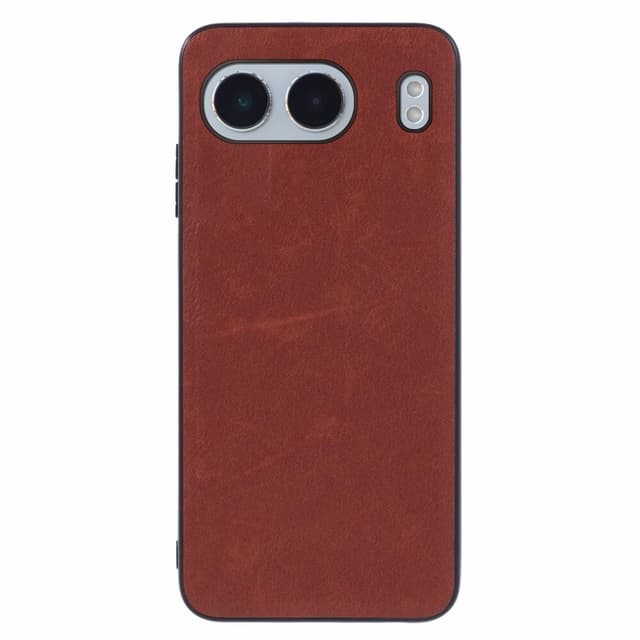 OnePlus Nord 4 SKALO PU-nahkainen hybridikuori - Ruskea