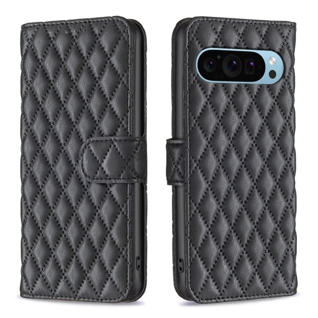SKALO Google Pixel 9/9 Pro BINFEN COLOR Quiltet Pung - Sort
