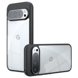 SKALO Google Pixel 9/9 Pro Transparent TPU Bumper cover - Sort