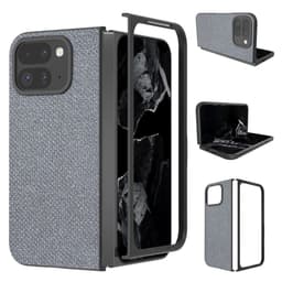 SKALO Google Pixel 9 Pro Fold Rhinestone Texture Suojakuori - Harmaa