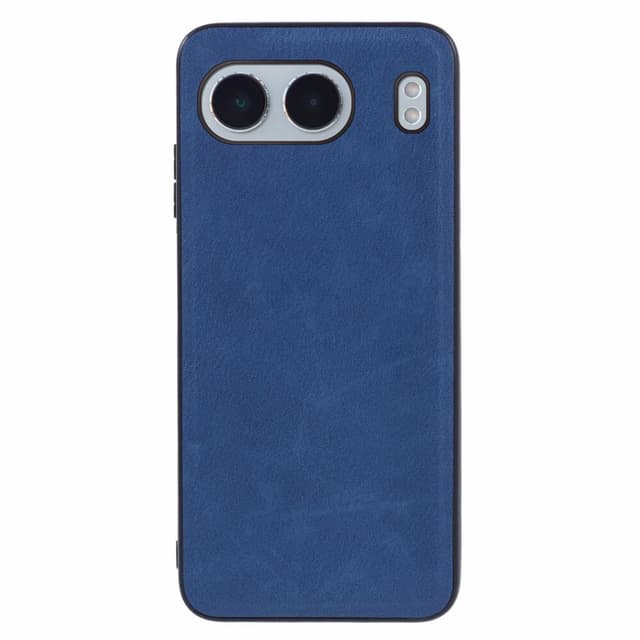 OnePlus Nord 4 SKALO PU-nahkainen hybridikuori - Sininen