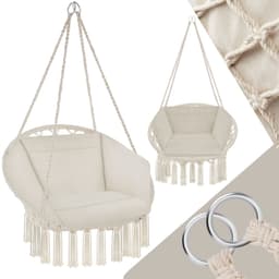 tectake Hängstol Grazia - beige
