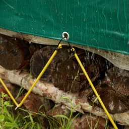 tectake Presenning, vandtæt grøn 4 x 5 m