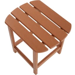 Havestol med bord - brun