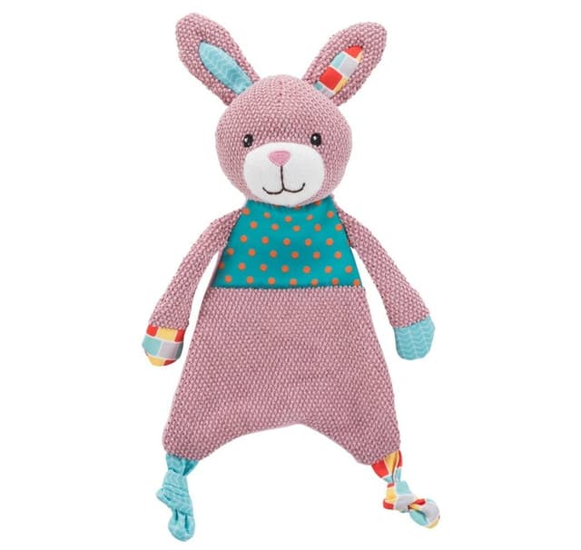 Legetøj til hunde Junior kanin, stof/plys, 28 cm