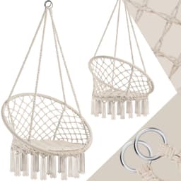 tectake Hängstol Jane - beige