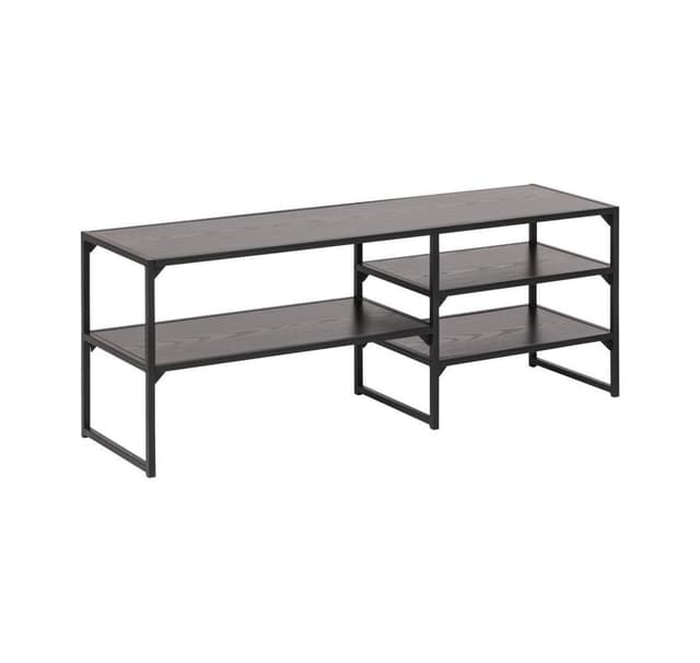 TV-bord SEAFORD 120x33xH46cm, sort