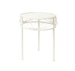 Blomstativ SANDY D30xH38cm, antikvit