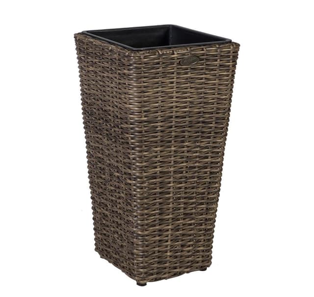 Planteholder WIKER 28x28xH60cm, mørkebrun