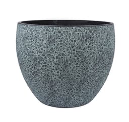Planteholder FLORA D55xH43,5cm, sort/grå