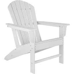 tectake Trädgårdsstol i Adirondack design - vit/vit