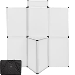 Messevæg 200x180cm - hvid