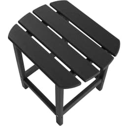 Havestol med bord - sort