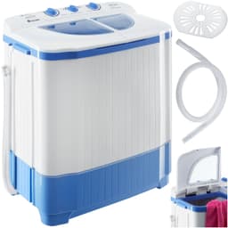 Mini vaskemaskin 4,5 kg med sentrifuge 3,5 kg - hvit