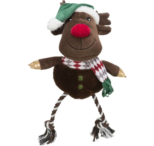 Xmas renar, plysch/bomull, 49 cm, Trixie