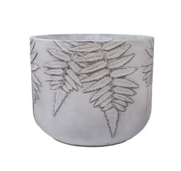 Planteholder FERN D44xH36cm, hvit/grå