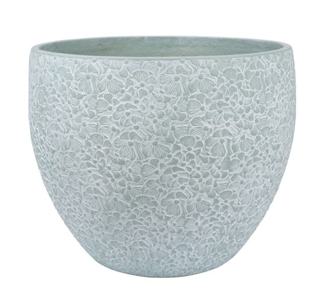 Planteholder FLORA D55xH43,5cm, sort/grå