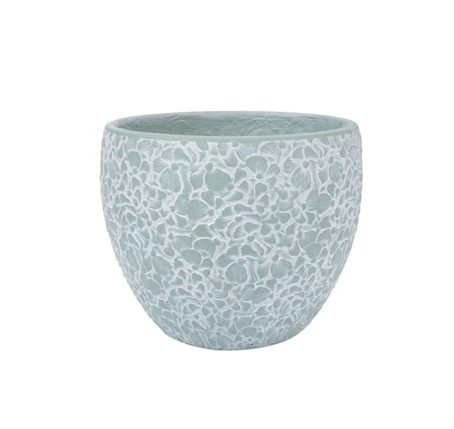 Växthållare FLORA D24xH19,5cm, svart/grå