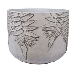 Växthållare FERN D55xH43,5cm, vit/grå
