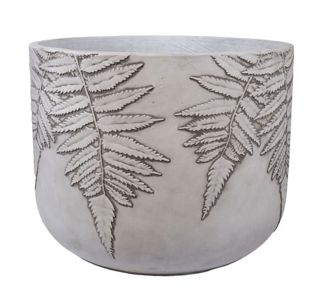 Växthållare FERN D55xH43,5cm, vit/grå