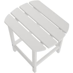 Havestol med bord - hvid