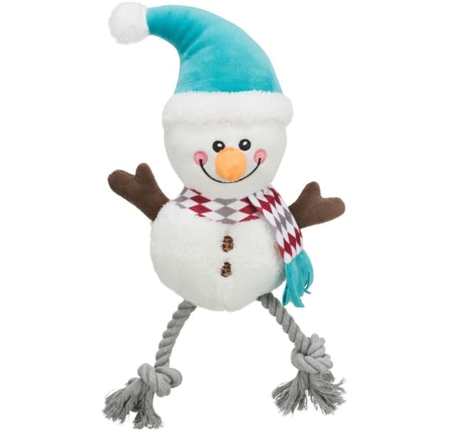 Xmas snögubbe, plysch/bomull, 41 cm