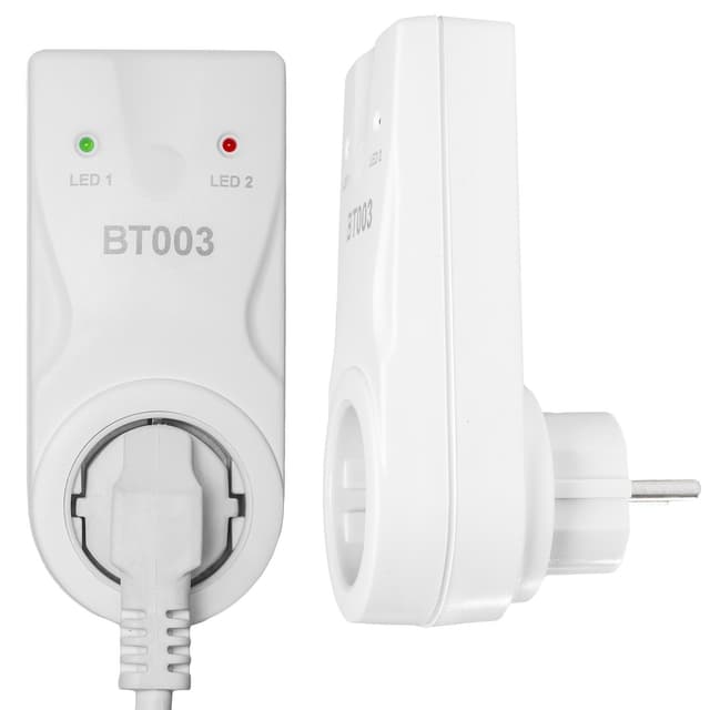 Modtager stikkontakt BT003 - hvid