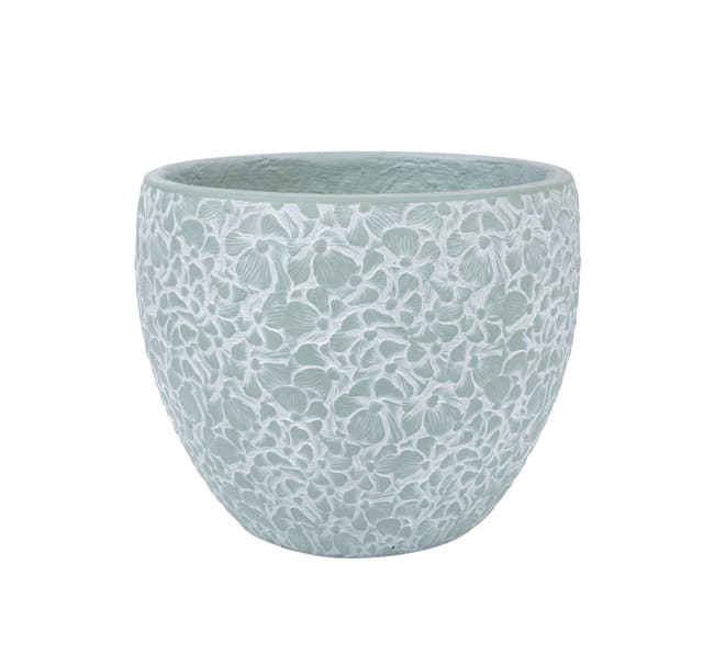 Växthållare FLORA D30xH24,5cm, svart/grå