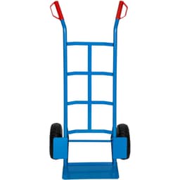 tectake Säckkärra med gummidäck - blå